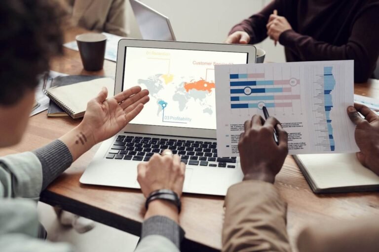 Excel financial modeling consultant analyzing Excel data