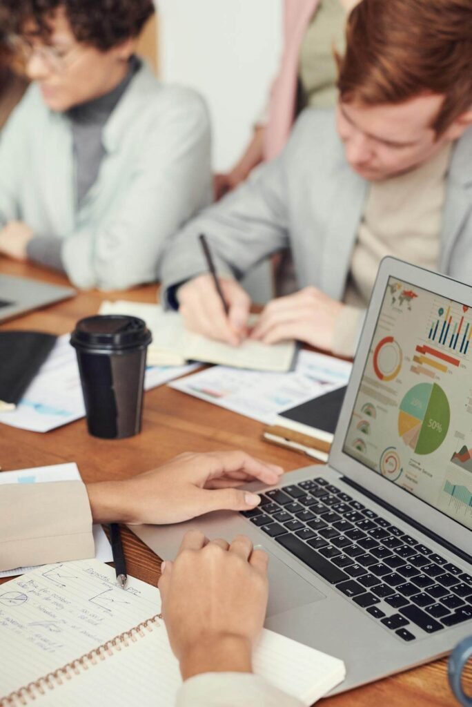 Spreadsheet automation dashboard showing updated KPIs and charts